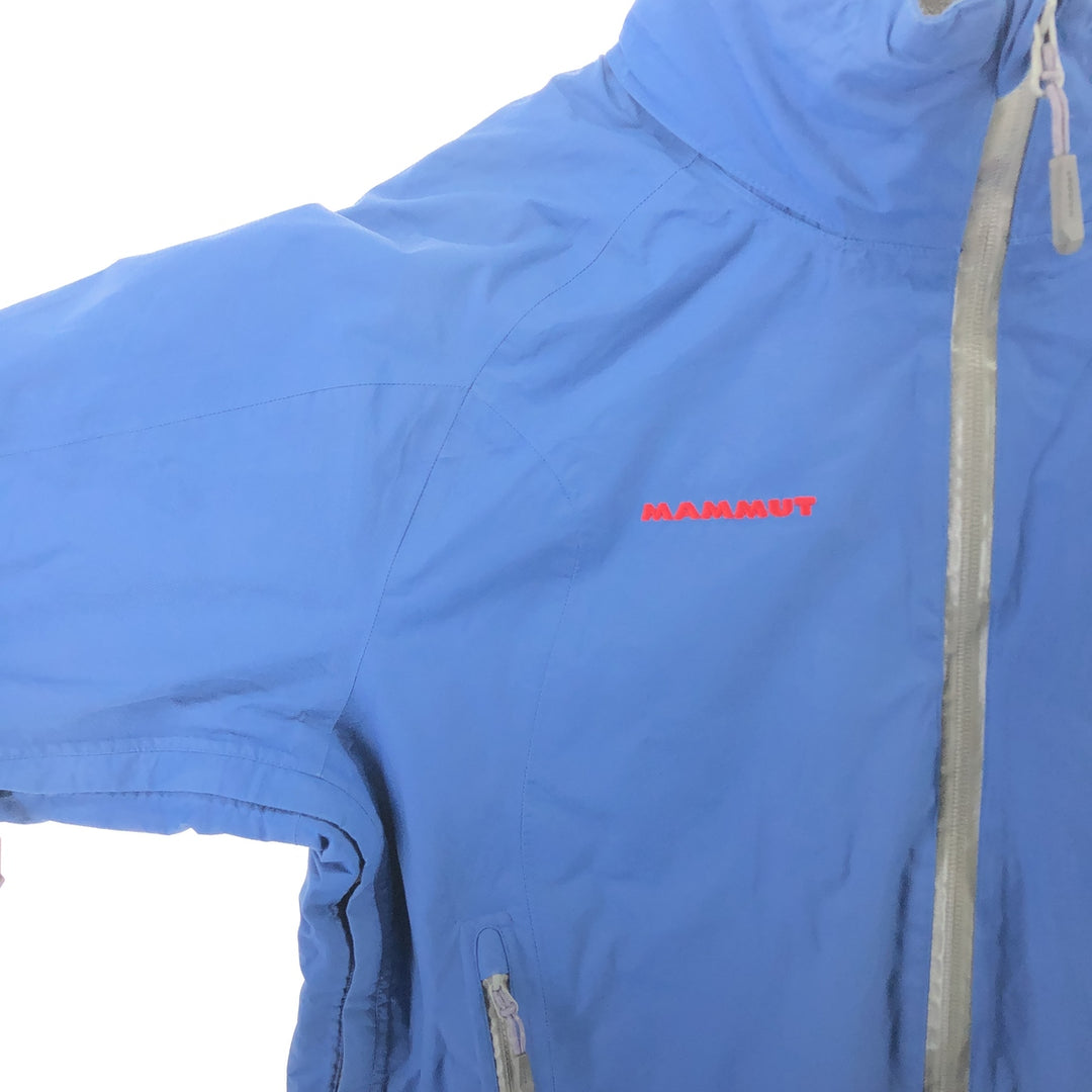 Mammut DRY TECH nylon parka, men's size L Nylon blue type Vintage Second Hand