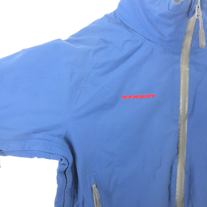 Mammut DRY TECH nylon parka, men's size L Nylon blue type Vintage Second Hand
