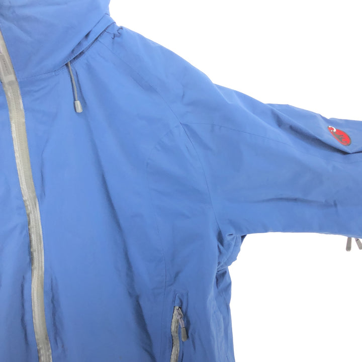 Mammut DRY TECH nylon parka, men's size L Nylon blue type Vintage Second Hand