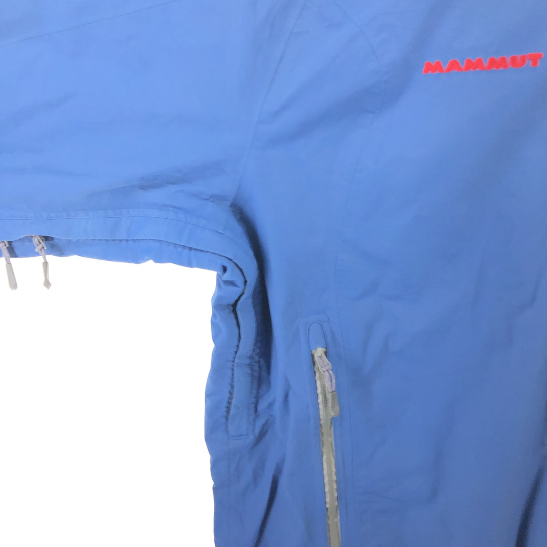 Mammut DRY TECH nylon parka, men's size L Nylon blue type Vintage Second Hand