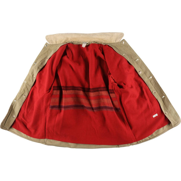 70s~80'S LLBean Herringbone Hunting Jacket with attached liner Made in USA Men's XXL /eaa514075