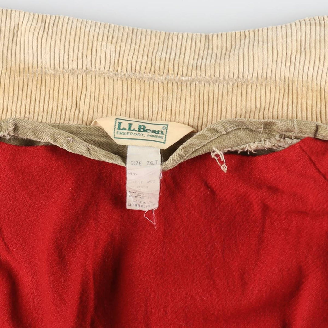 70s~80'S LLBean Herringbone Hunting Jacket with attached liner Made in USA Men's XXL /eaa514075