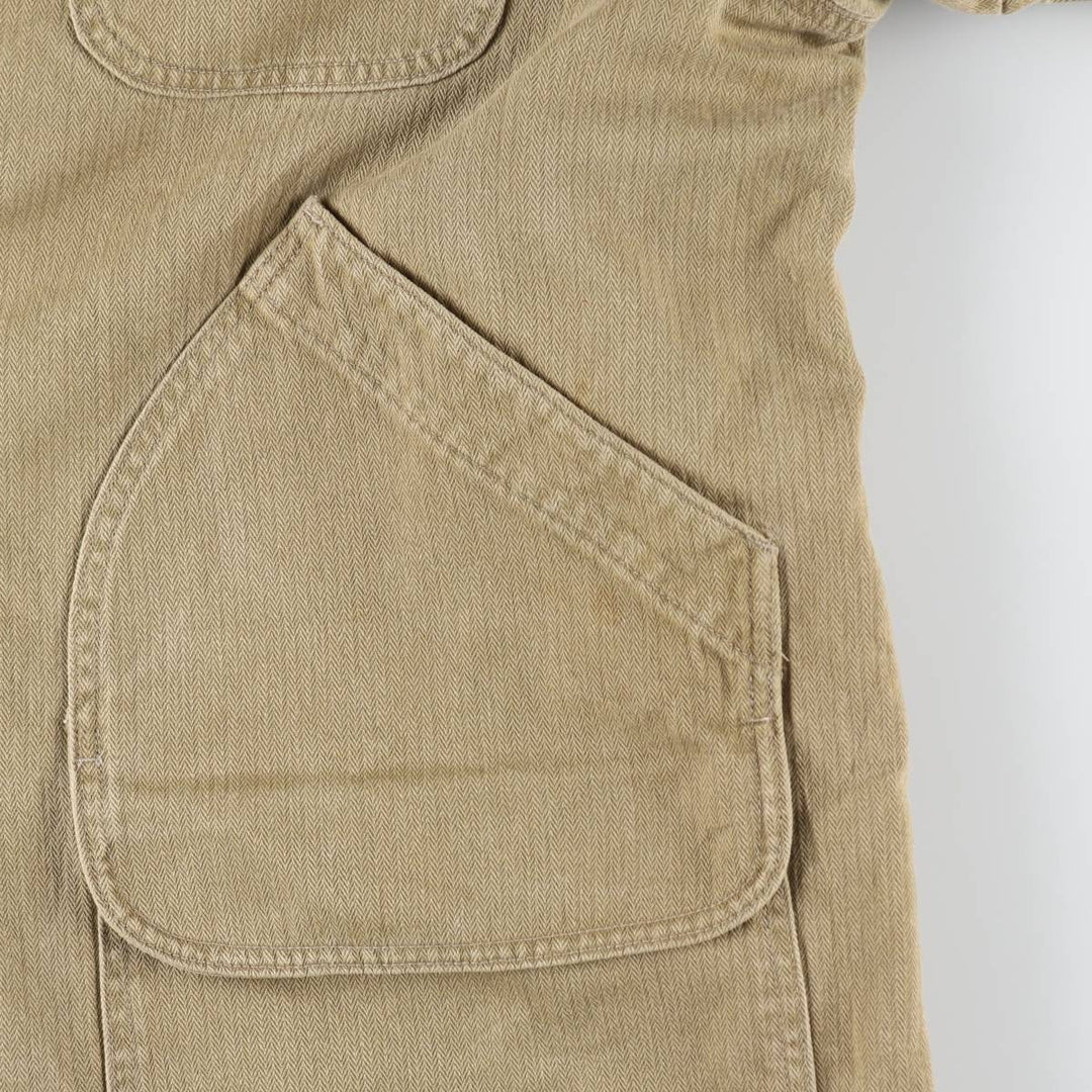 70s~80'S LLBean Herringbone Hunting Jacket with attached liner Made in USA Men's XXL /eaa514075