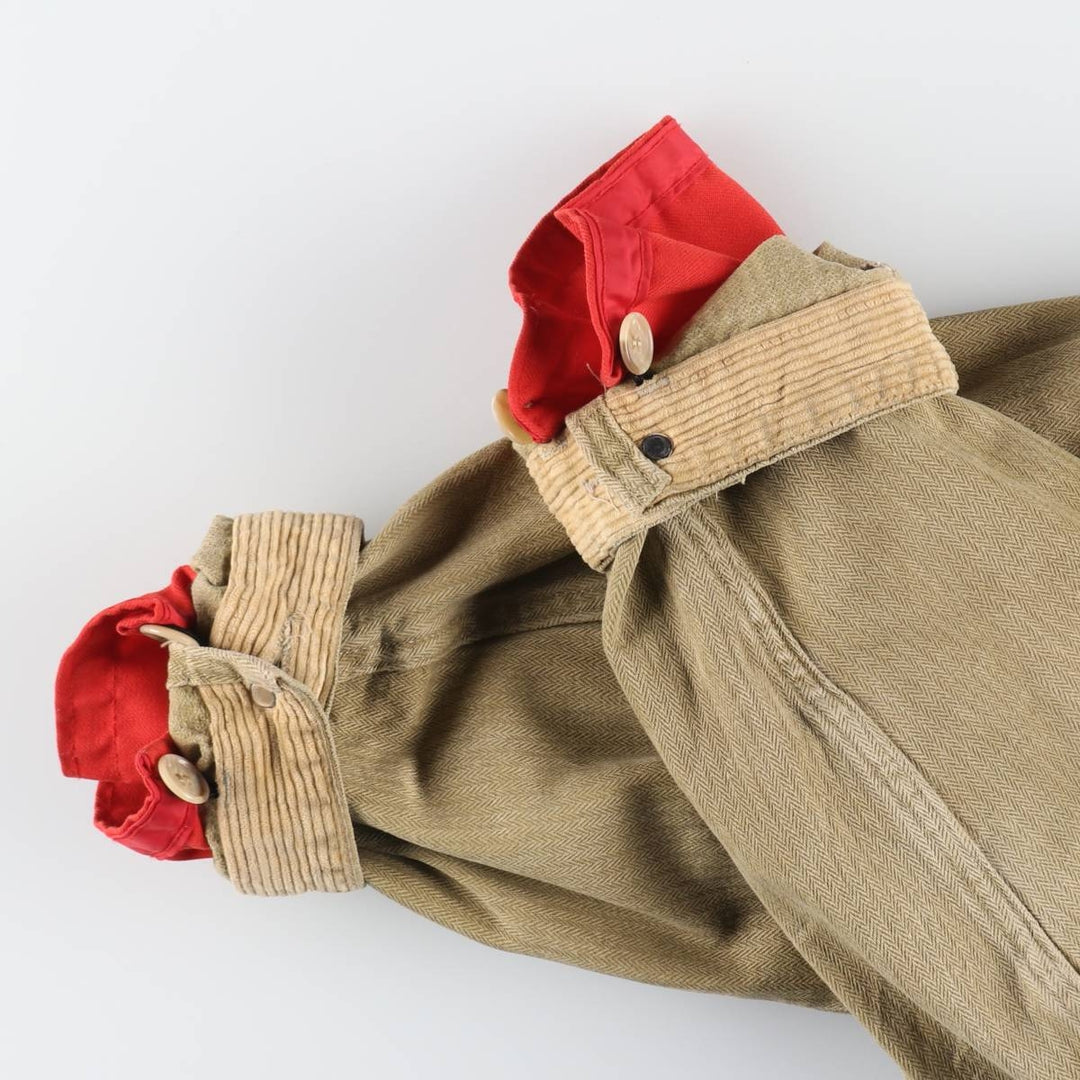 70s~80'S LLBean Herringbone Hunting Jacket with attached liner Made in USA Men's XXL /eaa514075