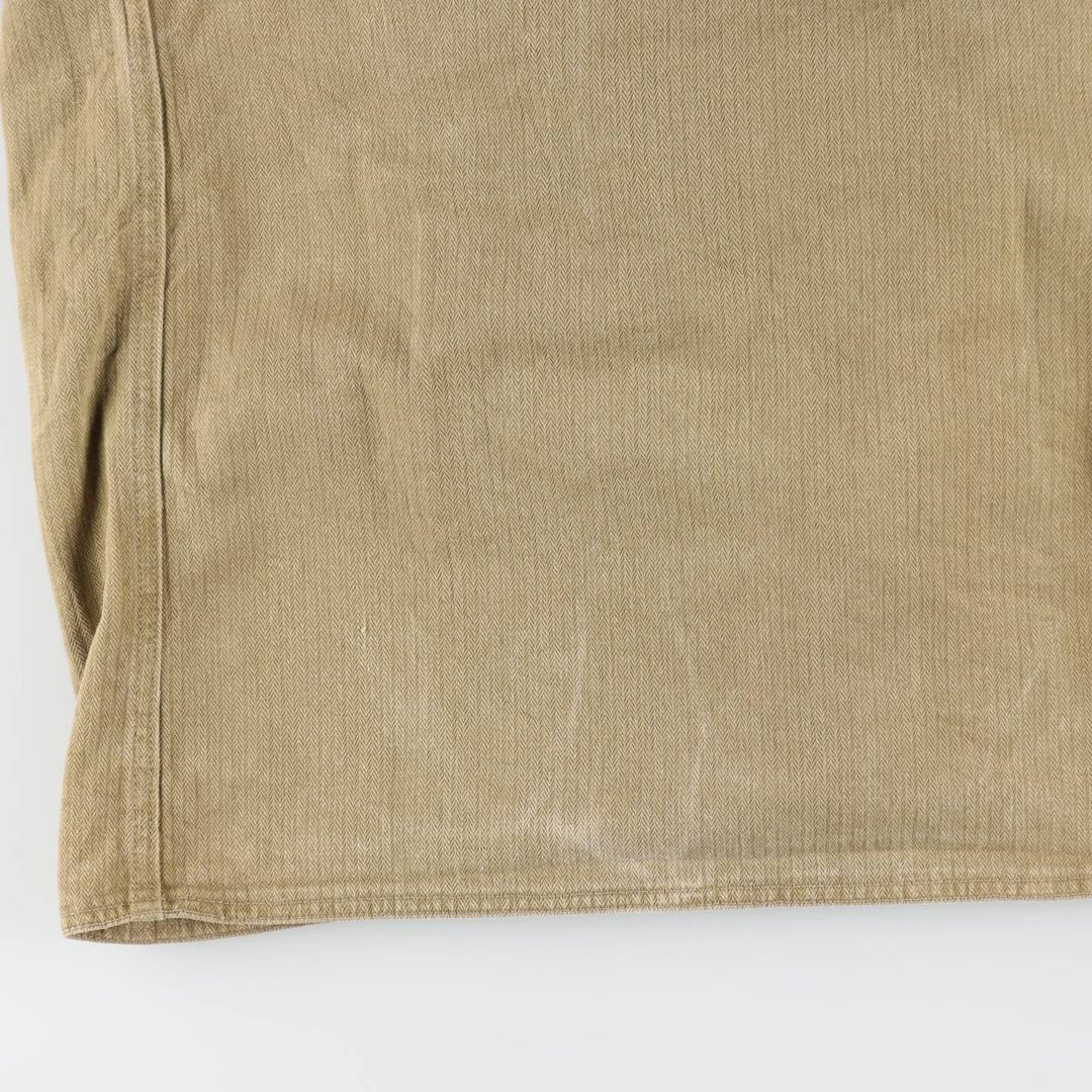 70s~80'S LLBean Herringbone Hunting Jacket with attached liner Made in USA Men's XXL /eaa514075