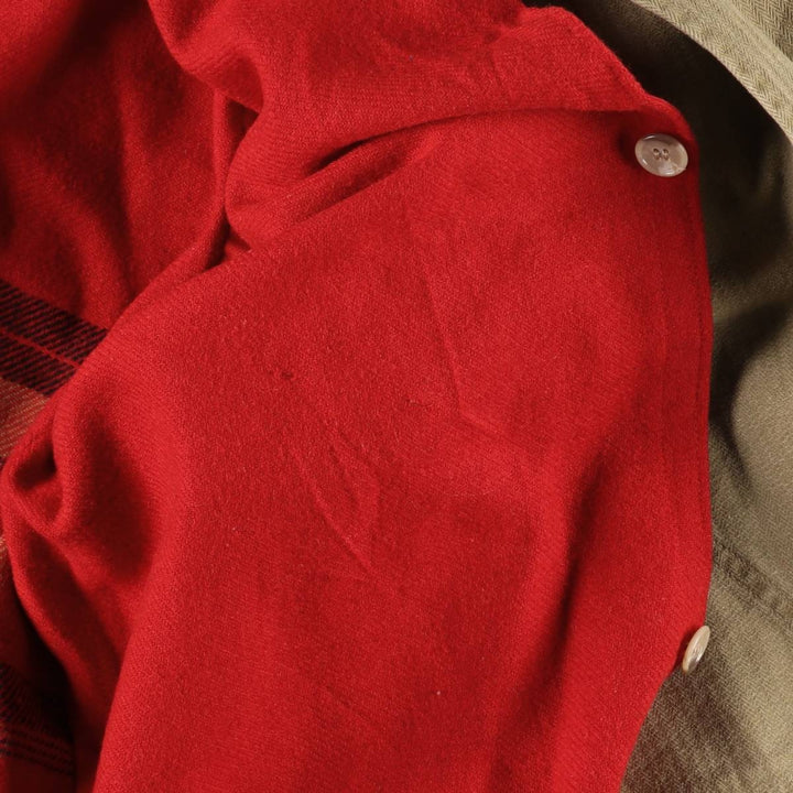 70s~80'S LLBean Herringbone Hunting Jacket with attached liner Made in USA Men's XXL /eaa514075