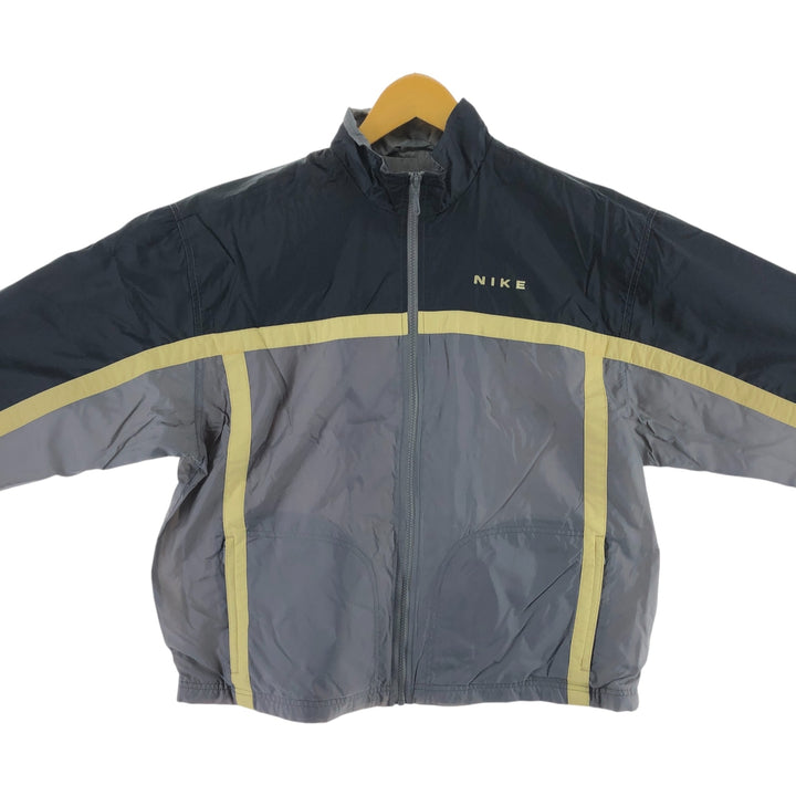 90'S Nike NIKE Back Logo Nylon Jacket Men's M Size Vintage Nylon gray type Vintage Second Hand