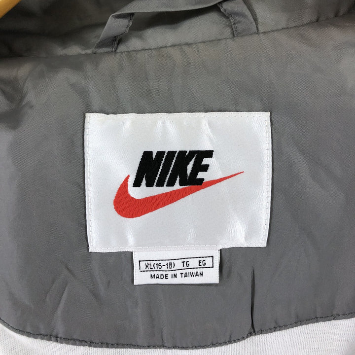 90'S Nike NIKE Back Logo Nylon Jacket Men's M Size Vintage Nylon gray type Vintage Second Hand