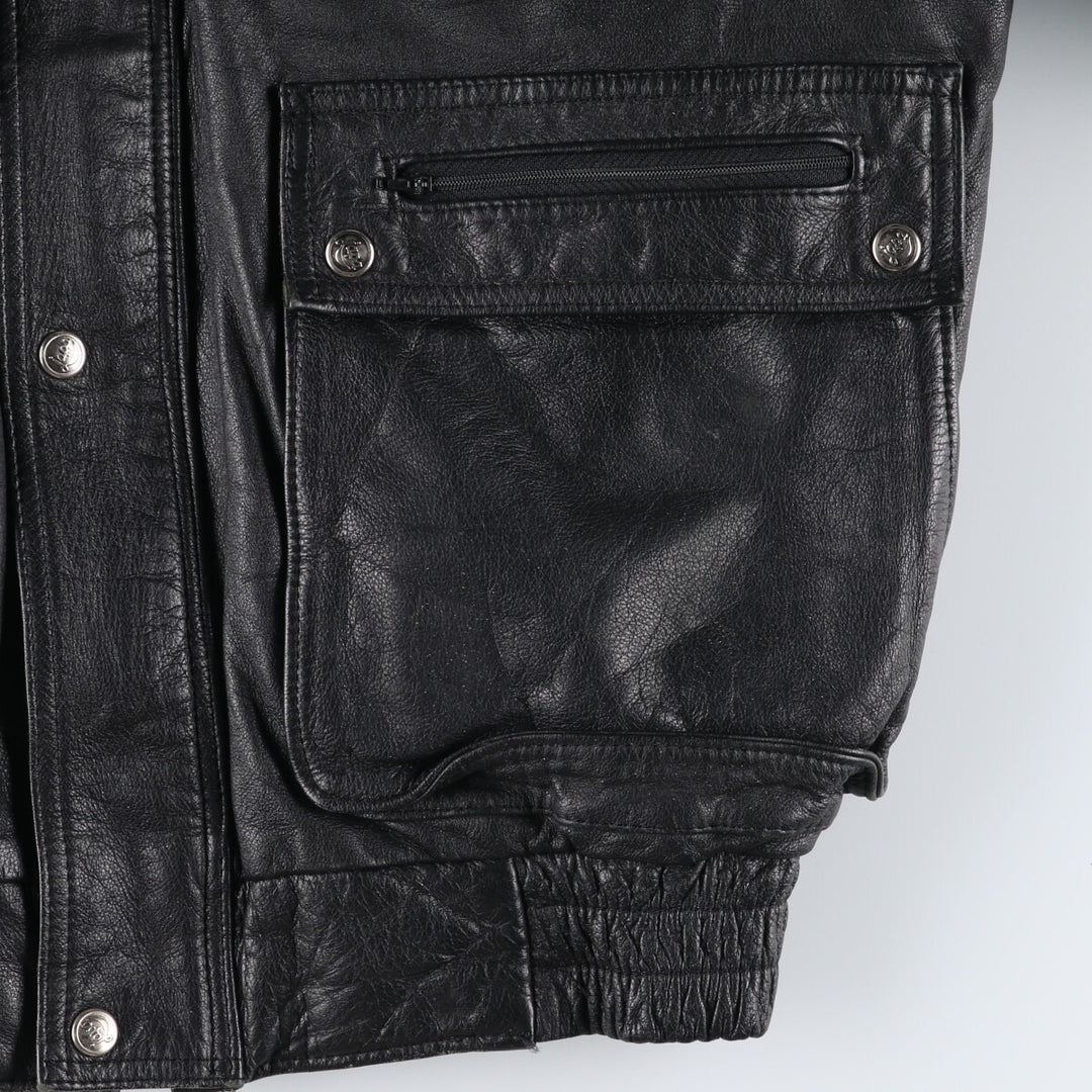 japa Leather blouson type Made in France Men's XL size /eaa514100