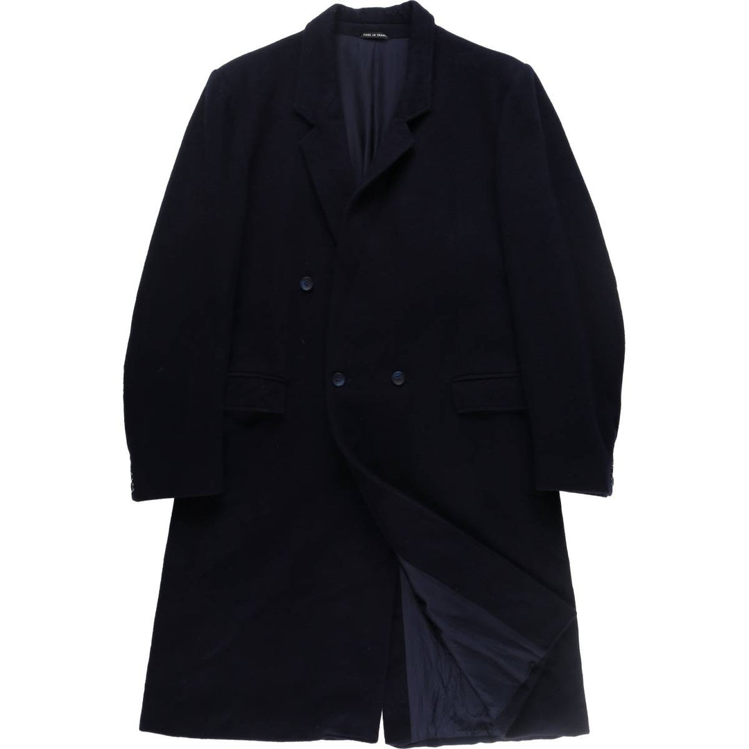 PAUR BOYE Double Breasted Wool Chester Coat Made in France Men's L size /eaa514103