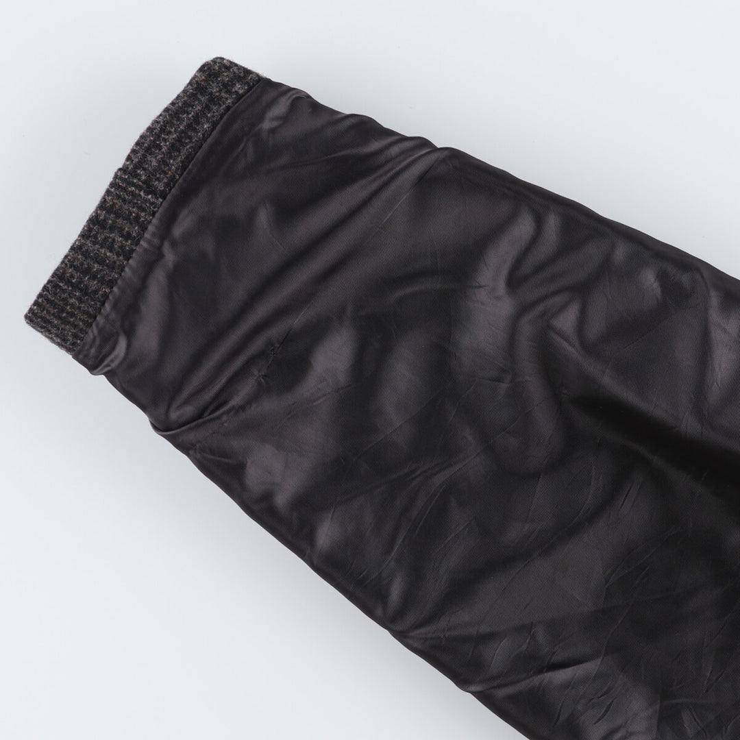 Eddie Bauer Check Pattern Wool Long Coat Made in USA Men's L size / eaa514106