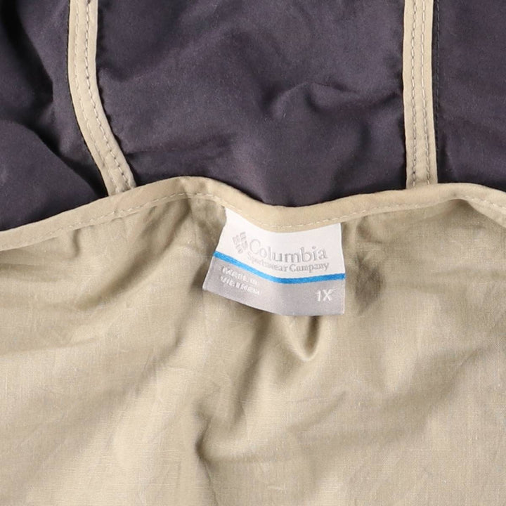 Columbia Cotton Parka Men's XL cotton Charcoal Vintage Second Hand