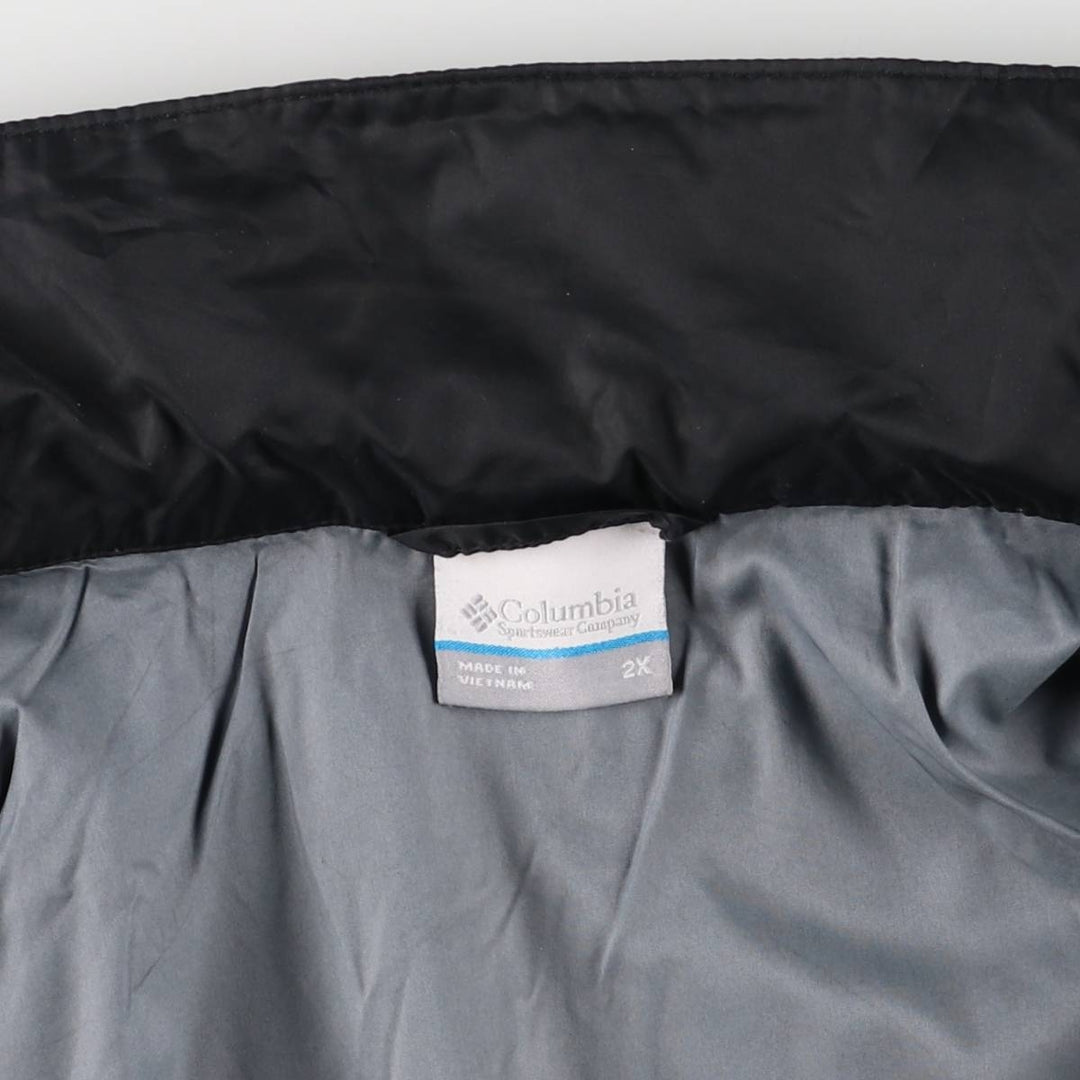 Columbia Nylon Parka, Men's, XXL Nylon black type Vintage Second Hand