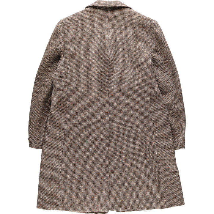CROMBIE HIGHLAND TWEED Wool Chester Coat Men's Size L /eaa514127