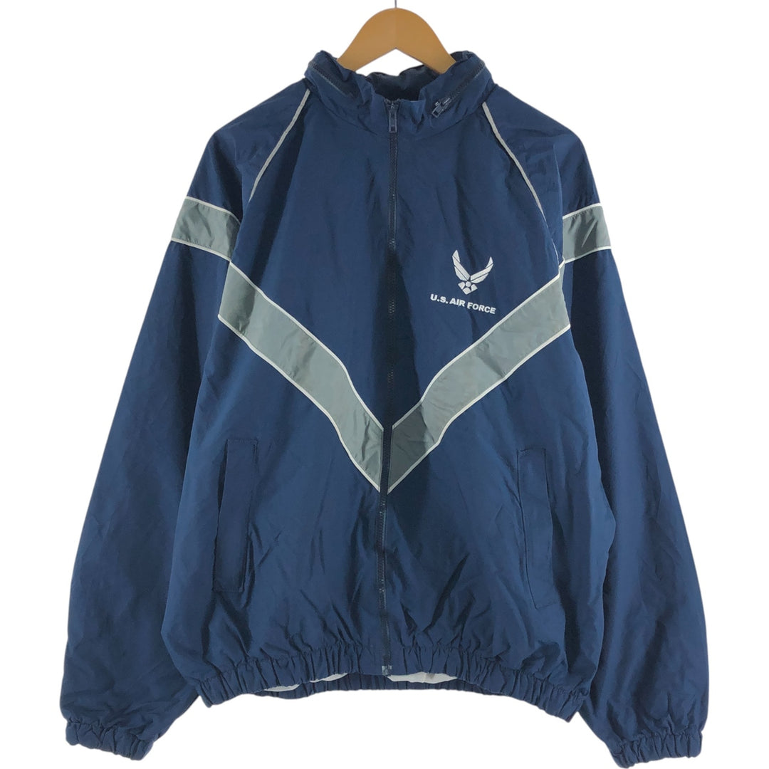 00'S US Military USAIR FORCE PTU Training Jacket Nylon Jacket Men's XL /eaa514140