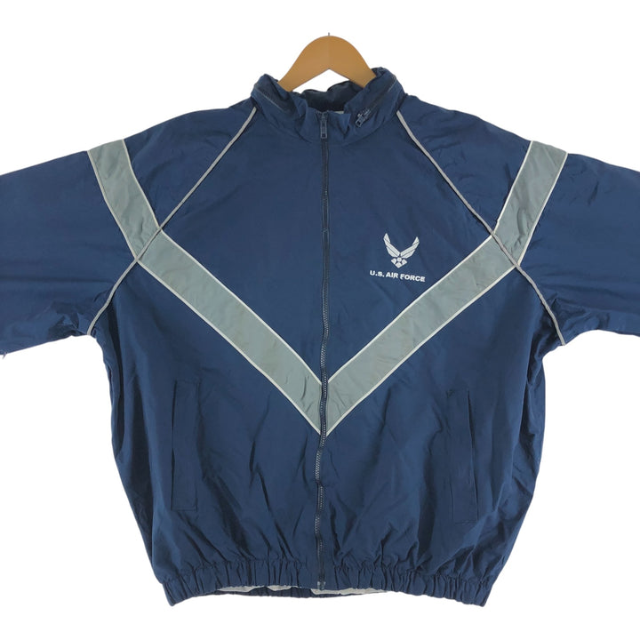 00'S US Military USAIR FORCE PTU Training Jacket Nylon Jacket Men's XL /eaa514140