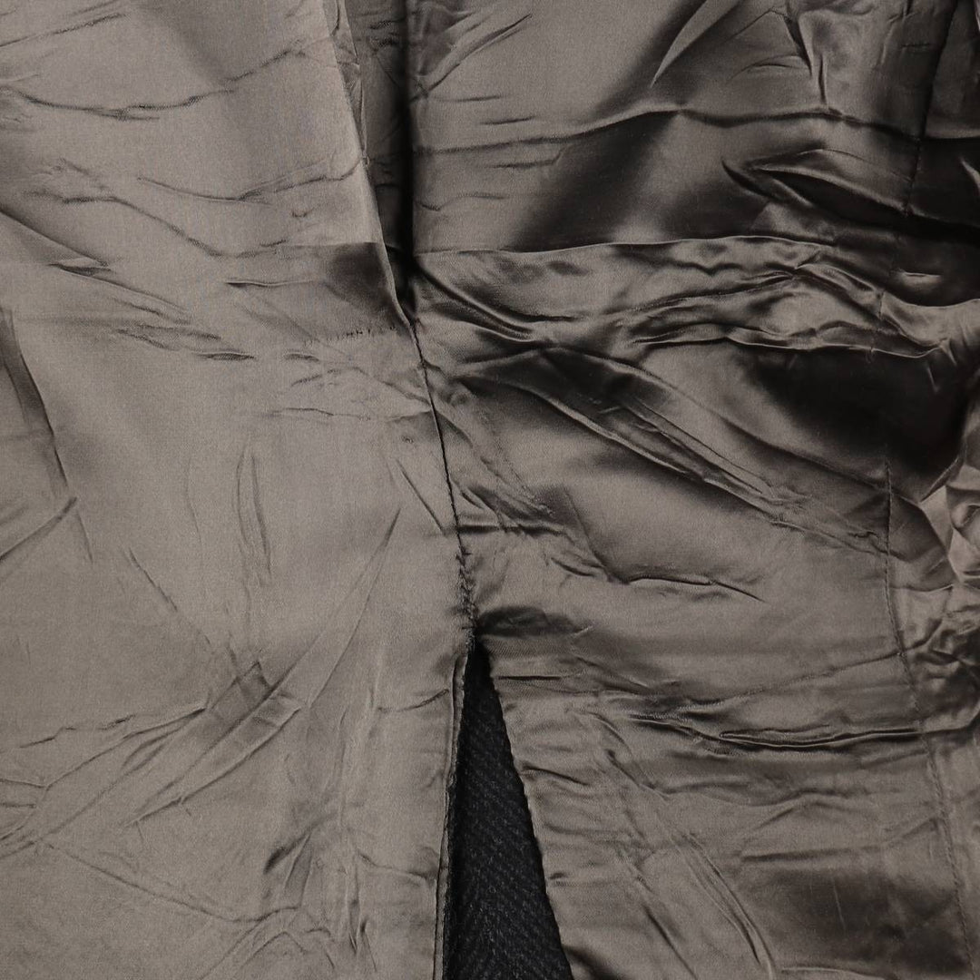 Ermenegildo Zegna Peaked lapel double-breasted herringbone Chester coat, men's size M / eaa514149