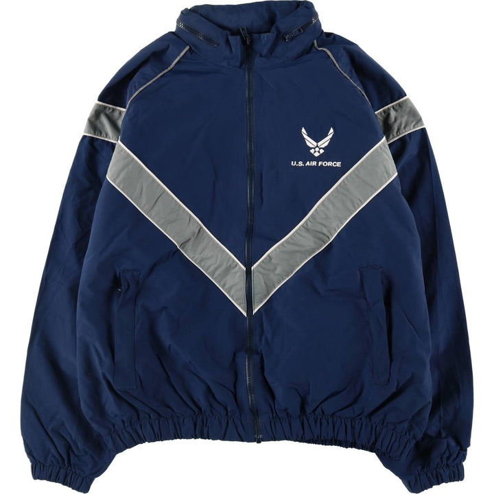 Genuine US military USAIR FORCE SKILCRAFT PTU training jacket nylon jacket made in USA LARGE/SHORT equivalent to men's L /eaa514150