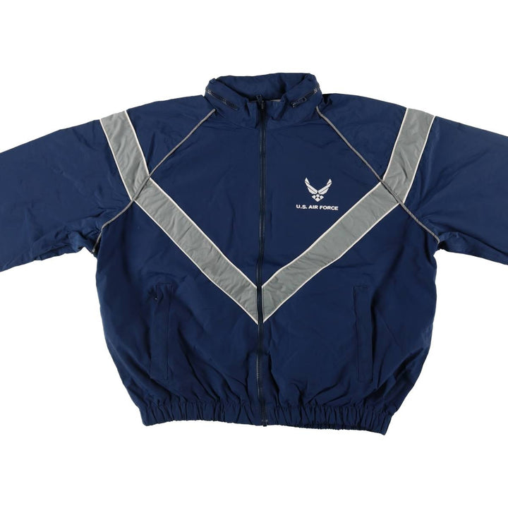 Genuine US military USAIR FORCE SKILCRAFT PTU training jacket nylon jacket made in USA LARGE/SHORT equivalent to men's L /eaa514150