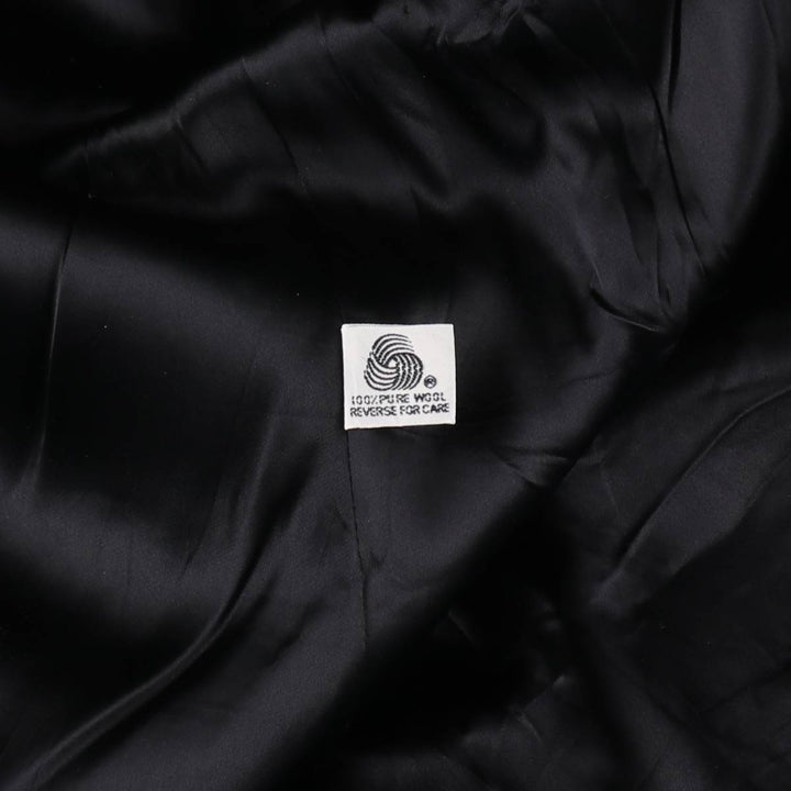 Herringbone wool Chester coat made in USA, men's size L /eaa514151