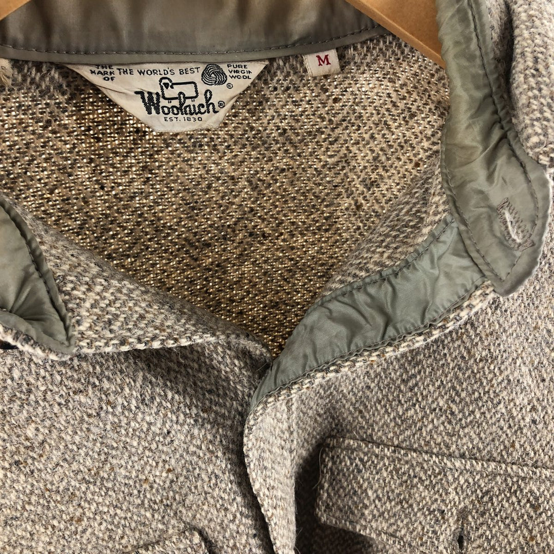 70'S WOOLRICH Wool Shirt Men's M Size Vintage /eaa514164