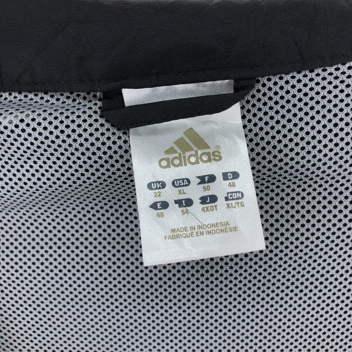 00'S adidas windbreaker men's XL size polyester black type Vintage Second Hand