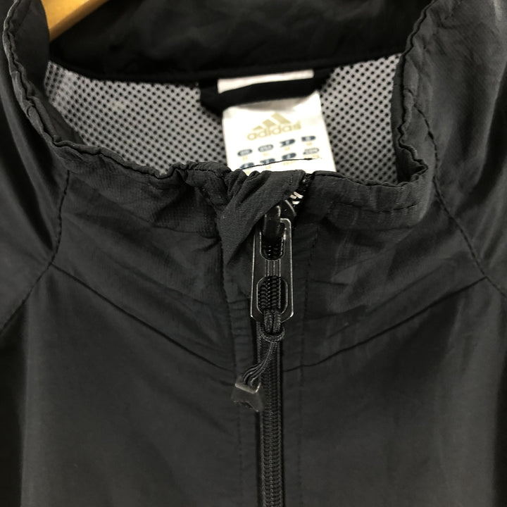00'S adidas windbreaker men's XL size polyester black type Vintage Second Hand