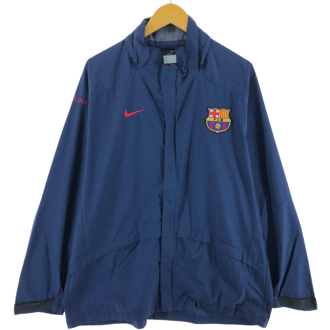00'S Nike CLIMA-FIT LA LIGA FC BARCELONA Windbreaker Men's XL equivalent /eaa514199