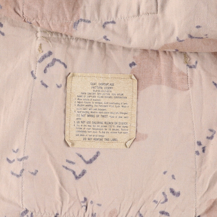 Authentic US military item, 1980'S camouflage Pattern 6C Desert Chocolate Chip Camo BDU military jacket, made in USA, men's M equivalent, vintage /eaa514210