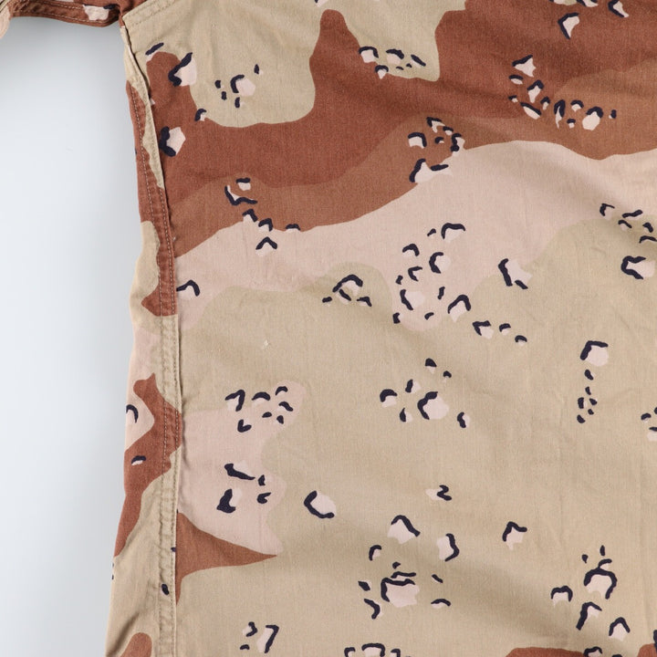 Authentic US military item, 1980'S camouflage Pattern 6C Desert Chocolate Chip Camo BDU military jacket, made in USA, men's M equivalent, vintage /eaa514210