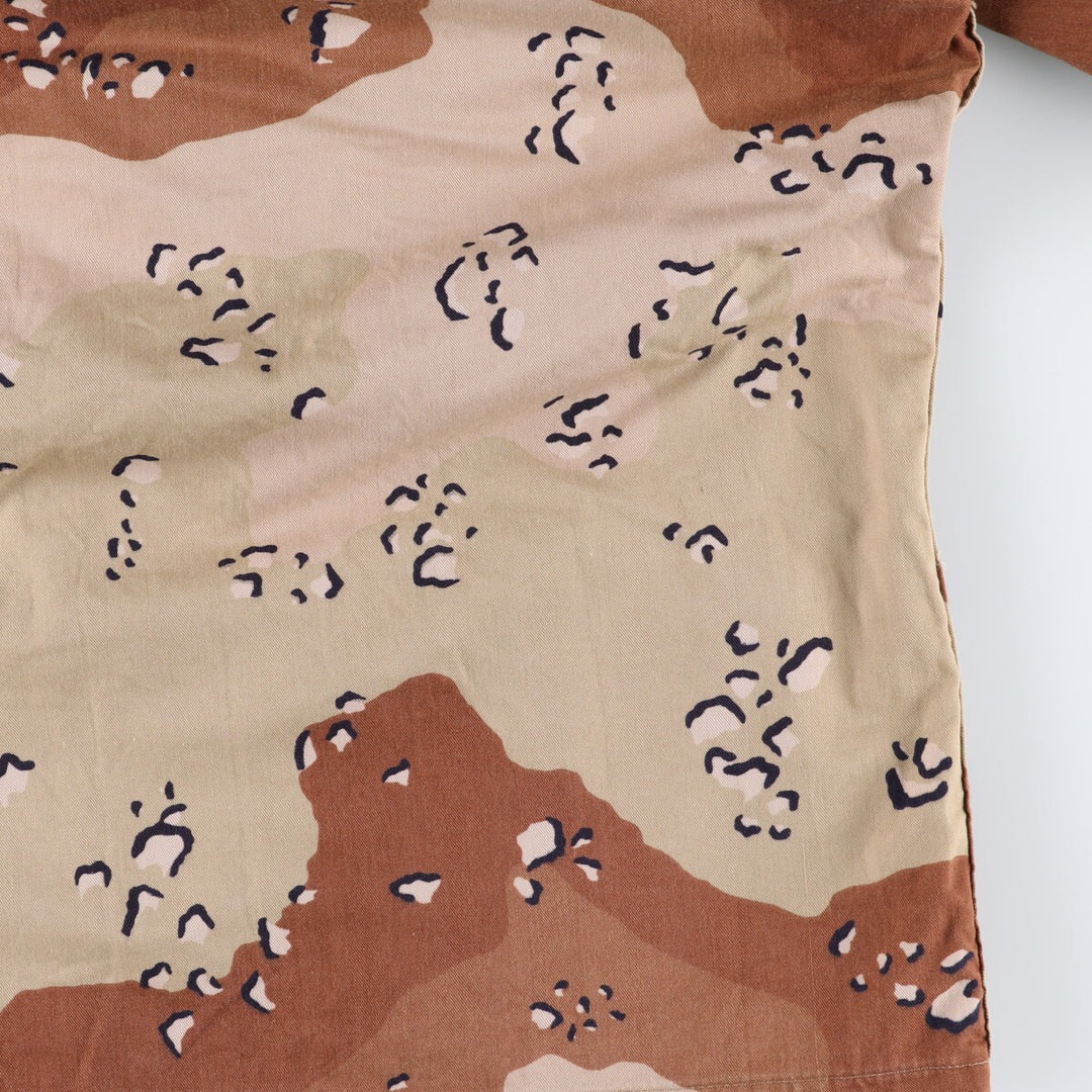 Authentic US military item, 1980'S camouflage Pattern 6C Desert Chocolate Chip Camo BDU military jacket, made in USA, men's M equivalent, vintage /eaa514210