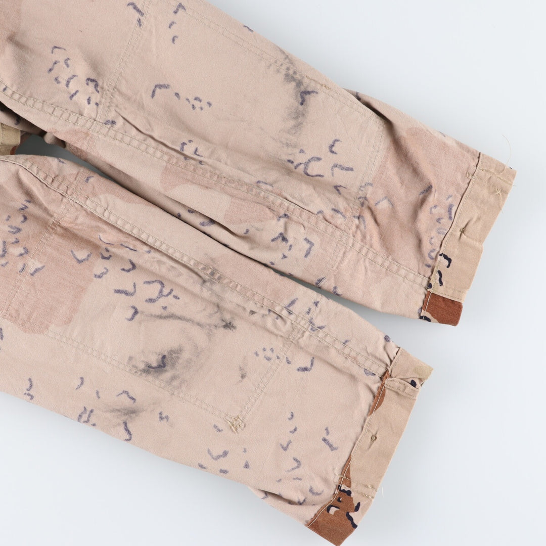 Authentic US military item, 1980'S camouflage Pattern 6C Desert Chocolate Chip Camo BDU military jacket, made in USA, men's M equivalent, vintage /eaa514210