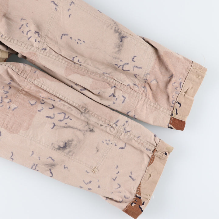 Authentic US military item, 1980'S camouflage Pattern 6C Desert Chocolate Chip Camo BDU military jacket, made in USA, men's M equivalent, vintage /eaa514210