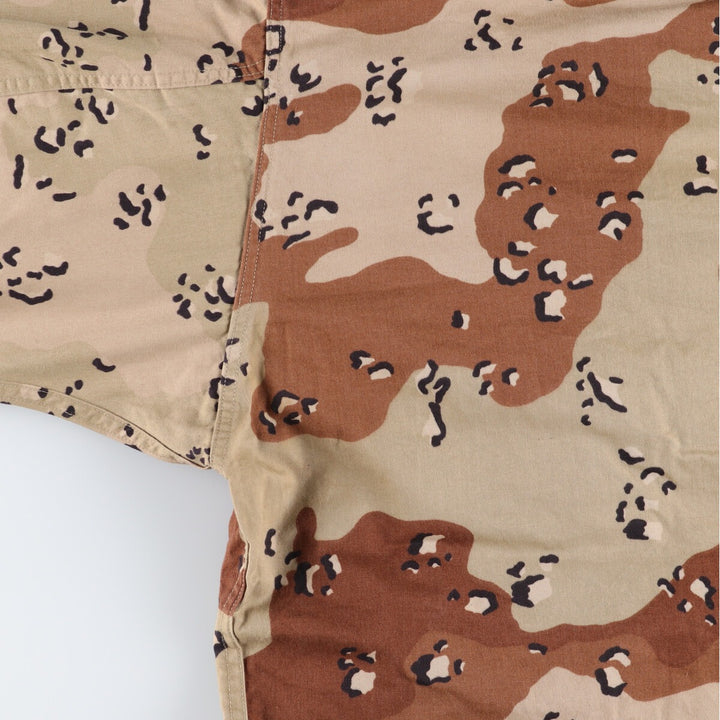 Genuine US military item, 90'S camouflage Pattern 6C Desert Chocolate Chip Camo BDU military jacket, USA made, LARGE-REGULAR, equivalent to men's L /eaa514211