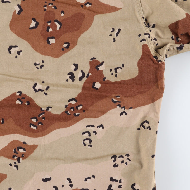 Genuine US military item, 90'S camouflage Pattern 6C Desert Chocolate Chip Camo BDU military jacket, USA made, LARGE-REGULAR, equivalent to men's L /eaa514211