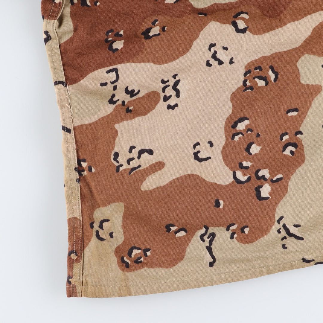 Genuine US military item, 90'S camouflage Pattern 6C Desert Chocolate Chip Camo BDU military jacket, USA made, LARGE-REGULAR, equivalent to men's L /eaa514211