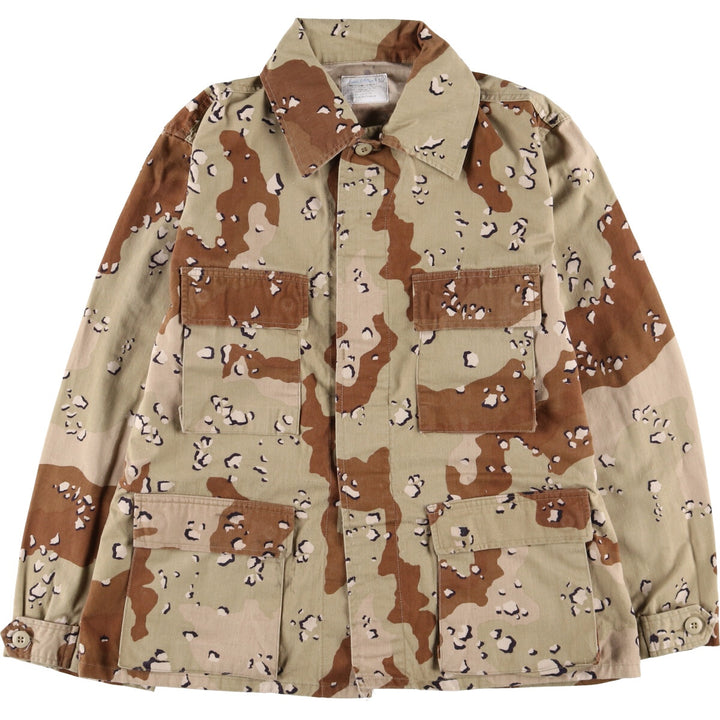 Genuine US military item, 90'S camouflage Pattern 6C Desert Chocolate Chip Camo BDU military jacket, made in USA, men's M equivalent, vintage /eaa514214