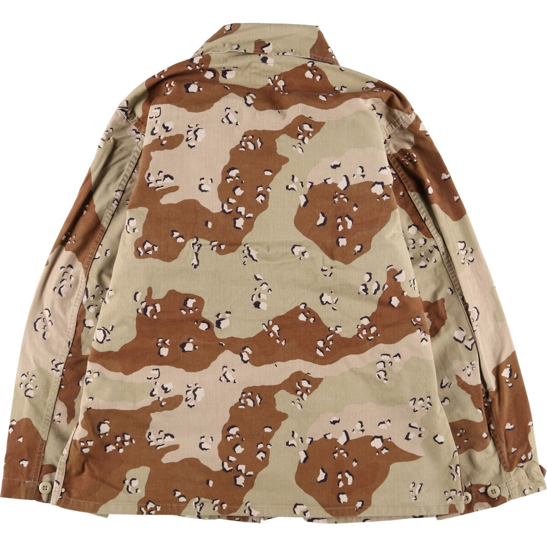 Genuine US military item, 90'S camouflage Pattern 6C Desert Chocolate Chip Camo BDU military jacket, made in USA, men's M equivalent, vintage /eaa514214