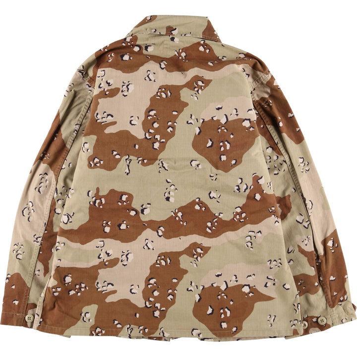 Genuine US military item, 90'S camouflage Pattern 6C Desert Chocolate Chip Camo BDU military jacket, made in USA, men's M equivalent, vintage /eaa514214