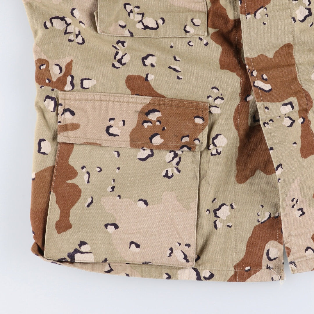 Genuine US military item, 90'S camouflage Pattern 6C Desert Chocolate Chip Camo BDU military jacket, made in USA, men's M equivalent, vintage /eaa514214