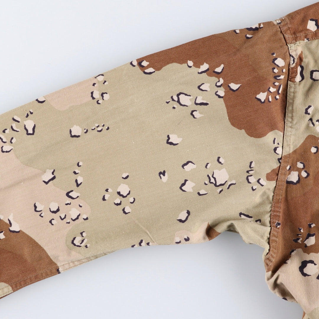 Genuine US military item, 90'S camouflage Pattern 6C Desert Chocolate Chip Camo BDU military jacket, made in USA, men's M equivalent, vintage /eaa514214