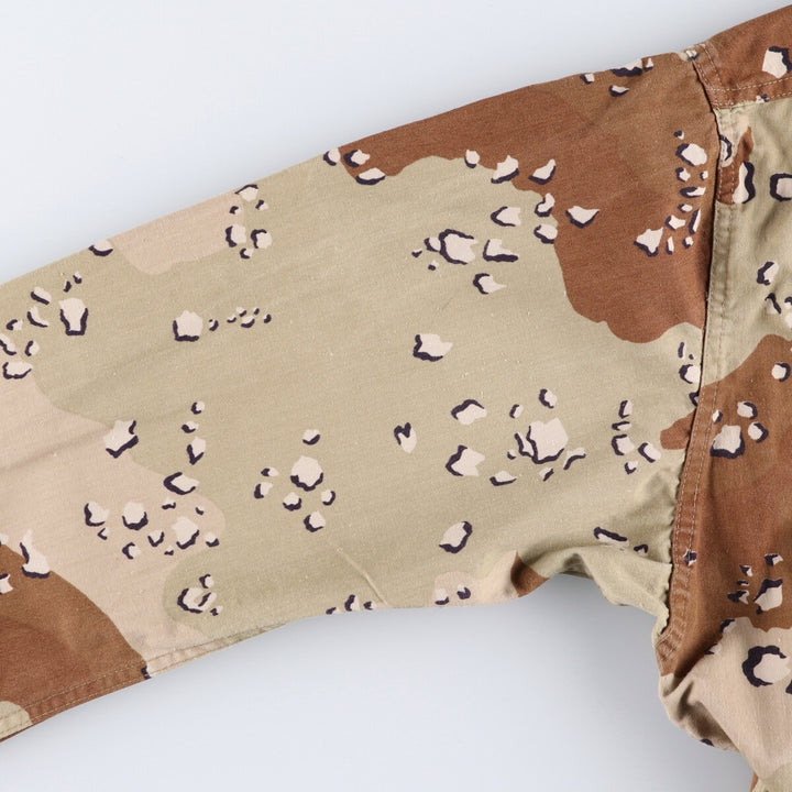 Genuine US military item, 90'S camouflage Pattern 6C Desert Chocolate Chip Camo BDU military jacket, made in USA, men's M equivalent, vintage /eaa514214