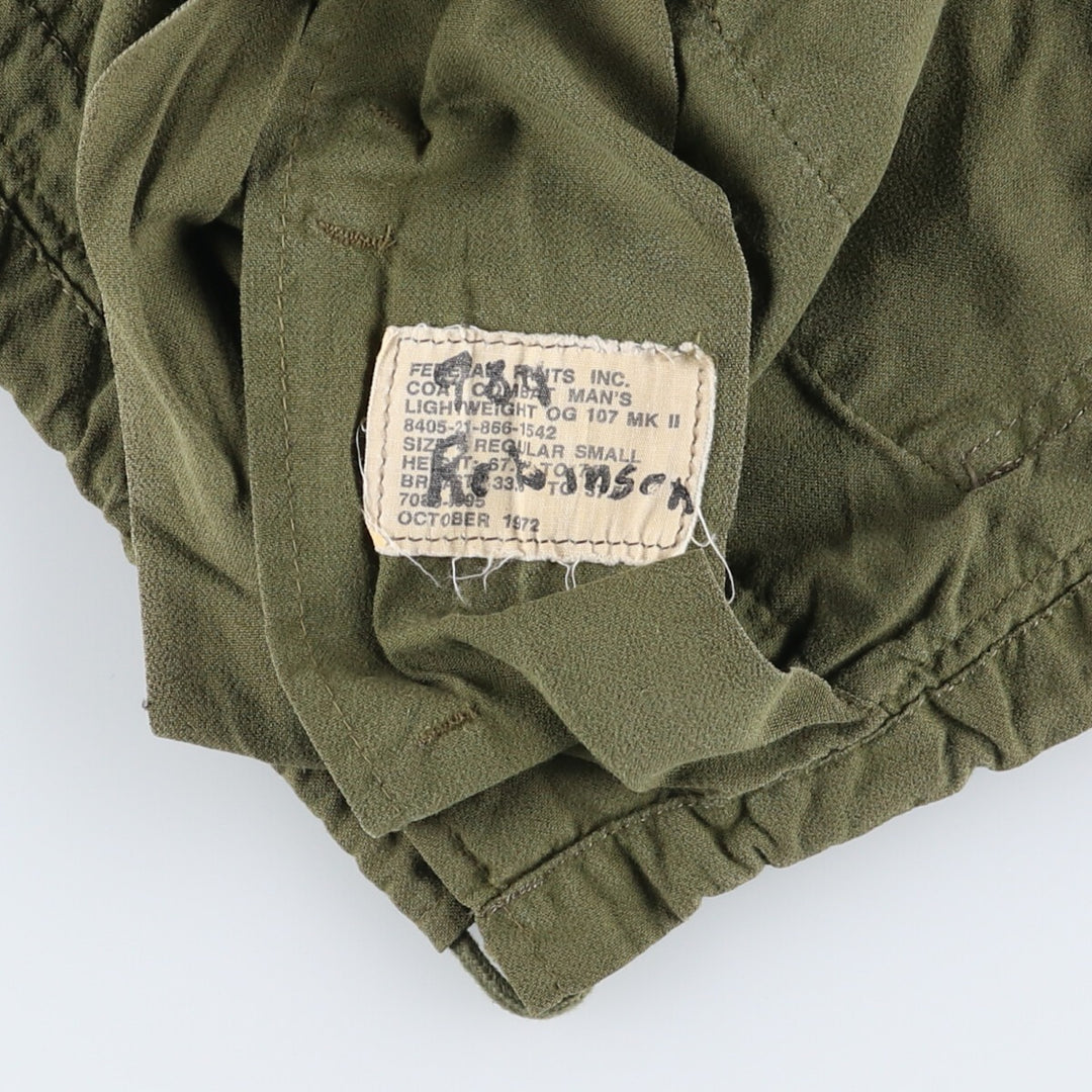 Authentic Canadian military item, 1970'S MK2 military combat jacket, REGULER SMALL, men's M equivalent, vintage / eaa514218