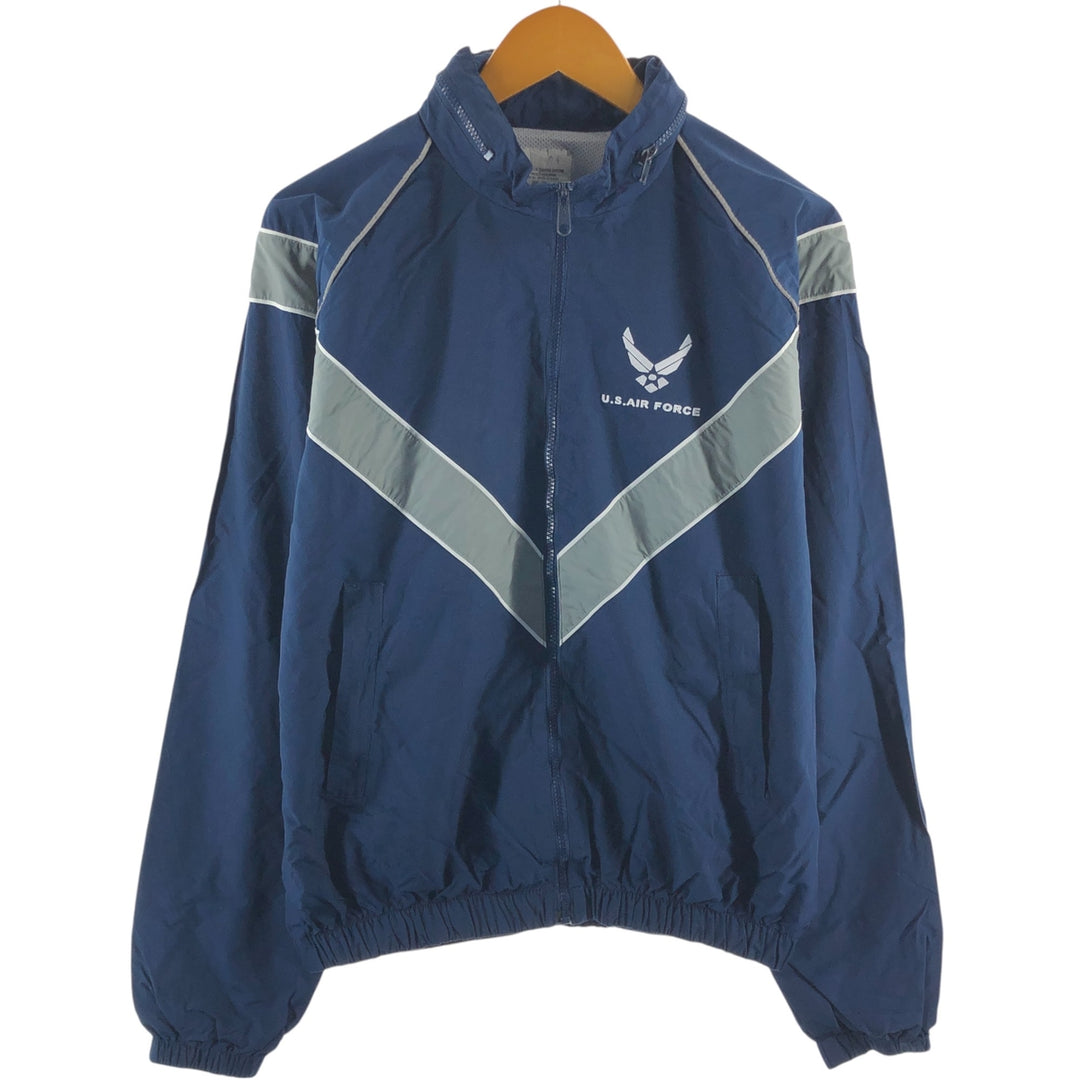 00'S US Military Genuine USAIR FORCE PTU Training Jacket Nylon Jacket Made in USA SMALL LONG Men's S equivalent /eaa514233