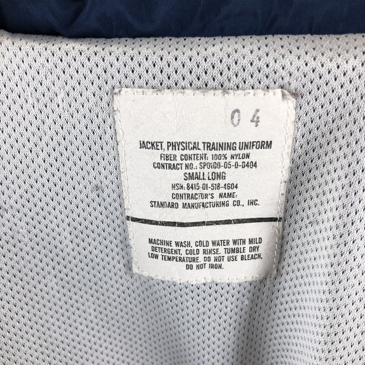 00'S US Military Genuine USAIR FORCE PTU Training Jacket Nylon Jacket Made in USA SMALL LONG Men's S equivalent /eaa514233