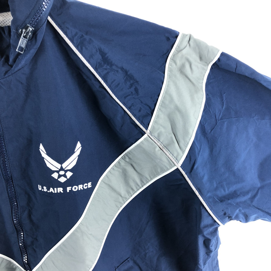00'S US Military Genuine USAIR FORCE PTU Training Jacket Nylon Jacket Made in USA SMALL LONG Men's S equivalent /eaa514233