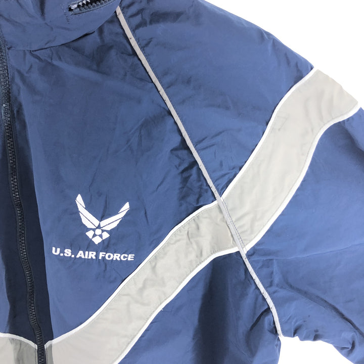 00'S US Military Genuine USAIR FORCE PTU Training Jacket Nylon Jacket Made in USA X-LARGE/LONG Men's XL equivalent /eaa514234