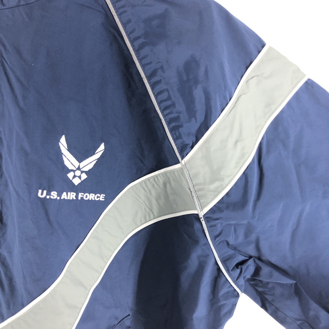 00'S US Military Genuine USAIR FORCE PTU Training Jacket Nylon Jacket Made in USA LARGE/SHORT Men's L equivalent /eaa514235
