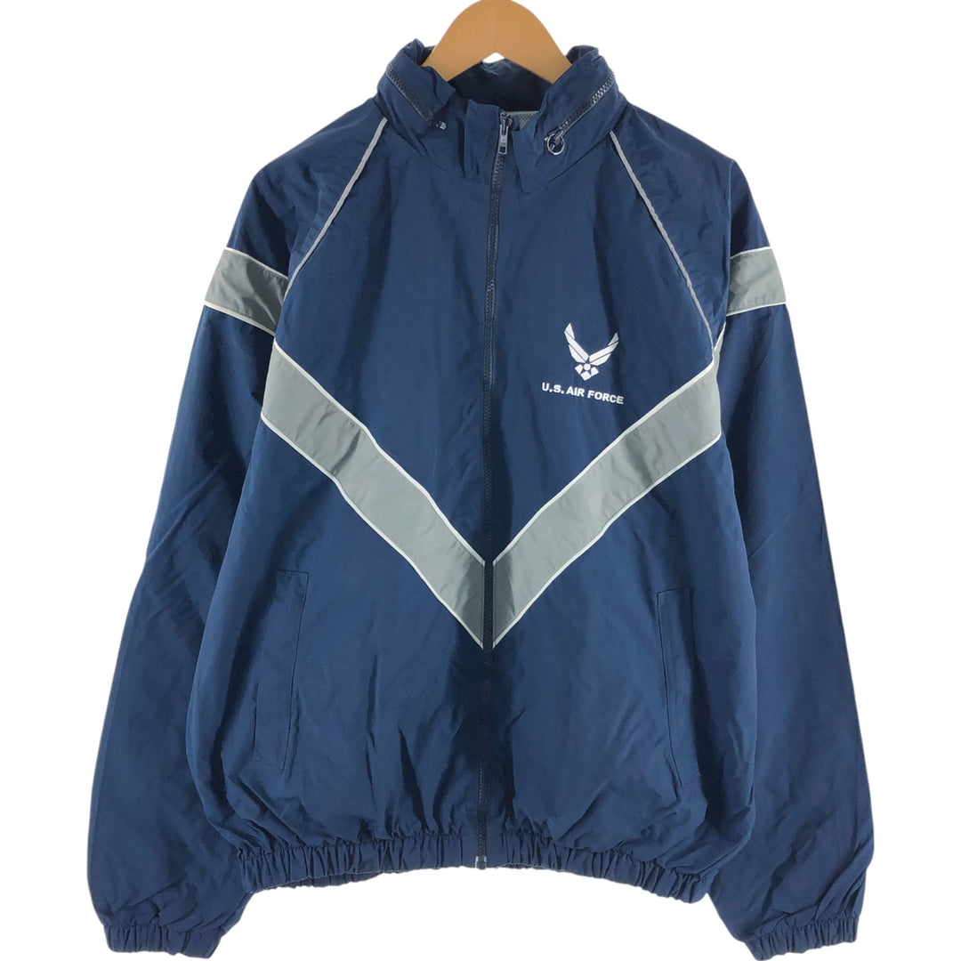 00'S US Military Genuine USAIR FORCE PTU Training Jacket Nylon Jacket Made in USA X-LARGE/REGULAR Men's XL equivalent /eaa514238