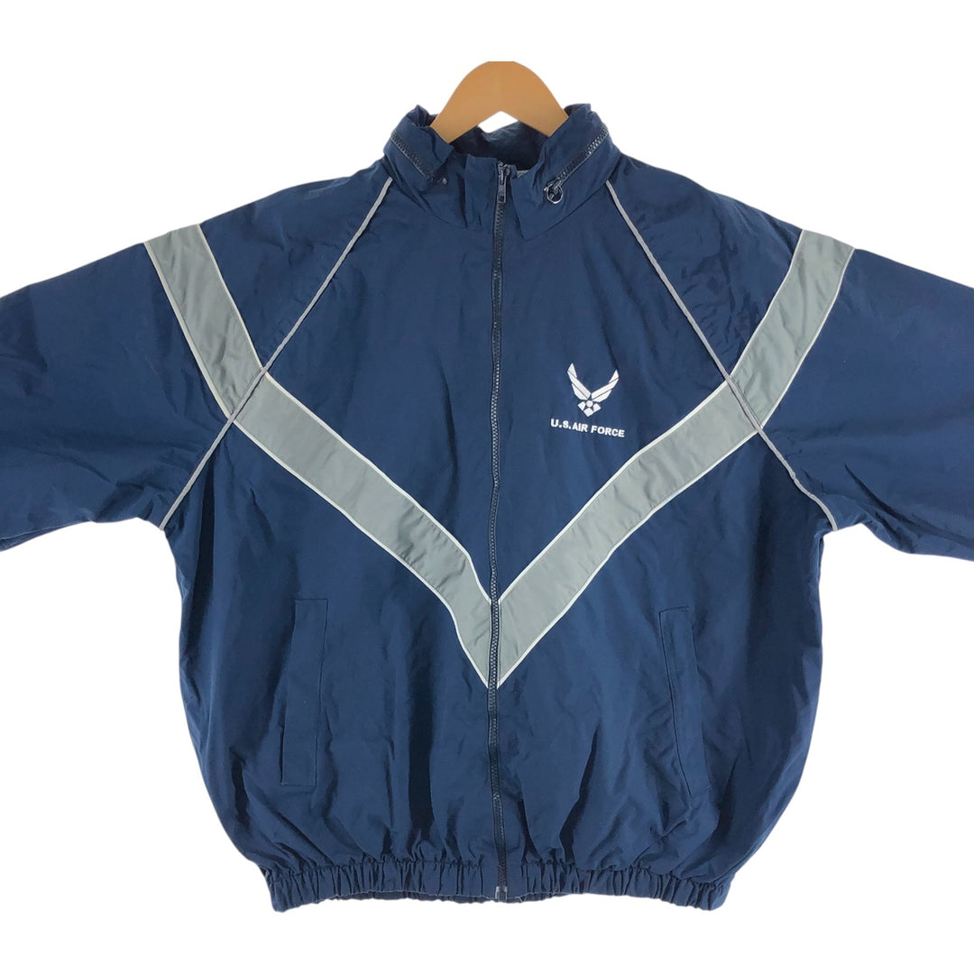 00'S US Military Genuine USAIR FORCE PTU Training Jacket Nylon Jacket Made in USA X-LARGE/REGULAR Men's XL equivalent /eaa514238